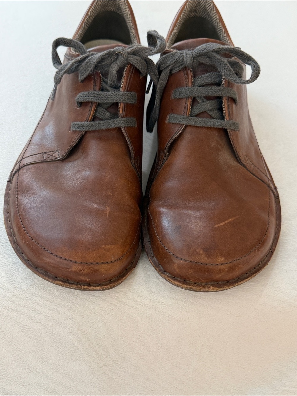Men's Patagonia Skywalk Brown Leather Lace-Up Shoes